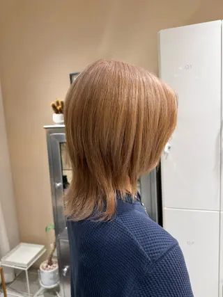 ミディアム カラー 谷口 優奈のヘアスタイル