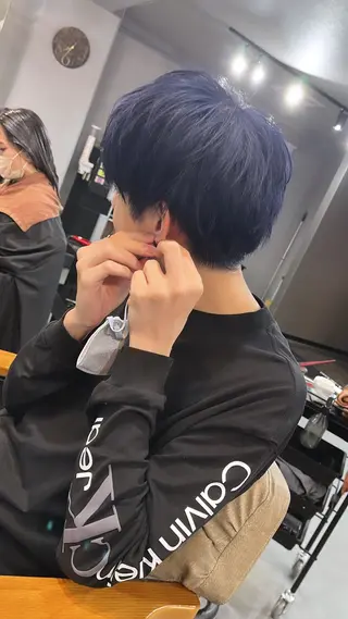 カラー メンズ Sherry大国町所属・Sherry大国町 HIKARUのヘアスタイル