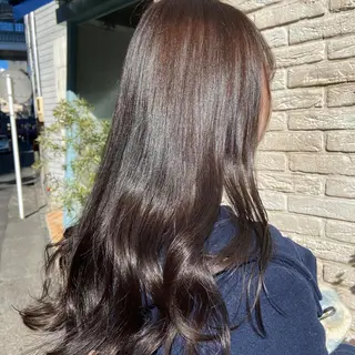 ロング カラー 中沢梨々花 🎀透明感カラーのヘアスタイル