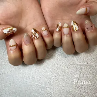セミロング ネイル SalonPrima Nail & Eyeのネイルデザイン