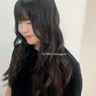 ロング 【レイヤーカット】 キサヌキミワのヘアスタイル