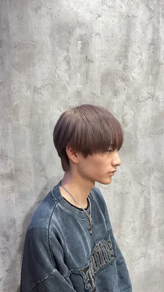 ミディアム カラー メンズ 🦄カイ/メンズ 韓国ヘア/メイク🦄のヘアスタイル