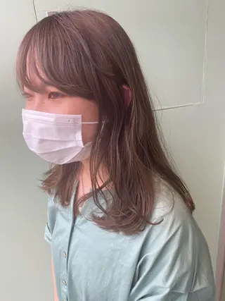 セミロング 吉田 翔太のヘアスタイル