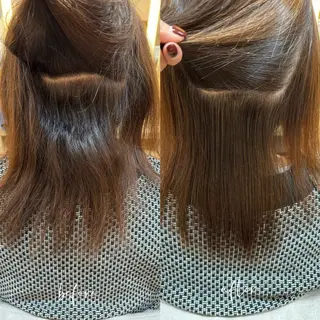 ミディアム 髪質改善/縮毛矯正✨ 白石ゆいのヘアスタイル