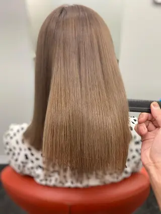 ロング カラー ヘアアレンジ メンズ ネイル マツエク・マツパ 🧡可愛い色落ち🧡 ハイトーン特化🧡のヘアスタイル