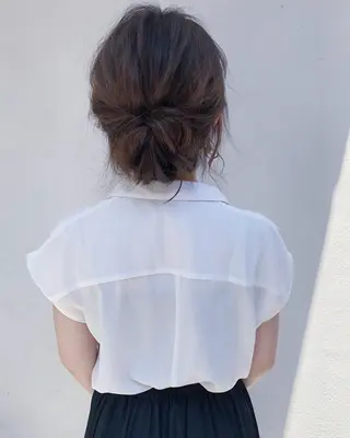 ミディアム カラー 髪質改善/艶髪 やまなかのヘアスタイル