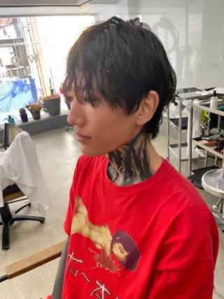 ショート パーマ メンズ メンズ専門サロン wokeのヘアスタイル