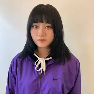 ミディアム カラー MARIKA 透明感 / 透け感ヘア🪄のヘアスタイル