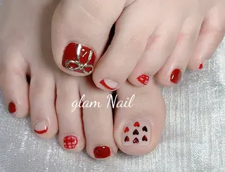 ネイル エツメ💅 長さだし🎀デザインのネイルデザイン