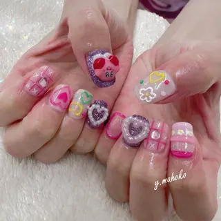 ネイル パラジェル有/ 長さだし/mahoのネイルデザイン