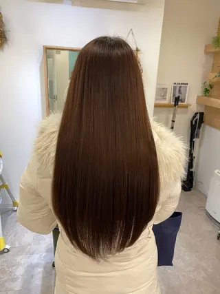 ロング 縮毛・酸性ストレート 特化のヘアスタイル