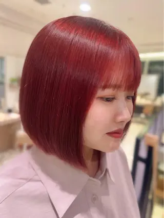 ミディアム カラー 銀座/カラー 🎀momo🎀のヘアスタイル