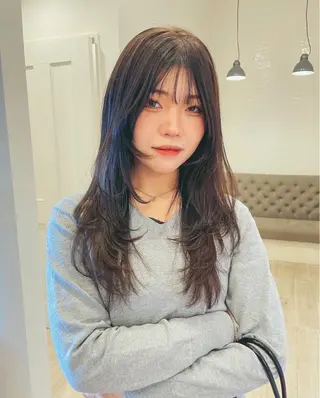 ロング 小山 水綺のヘアスタイル