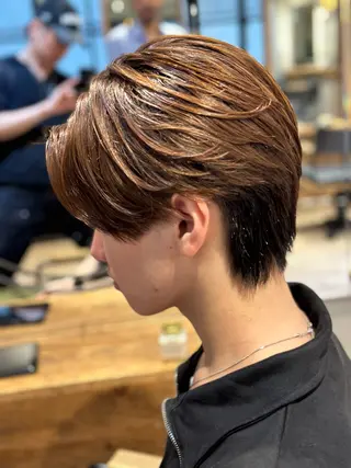 パーマ メンズ 10月限定モニター 髪質改善美髪矯正のヘアスタイル