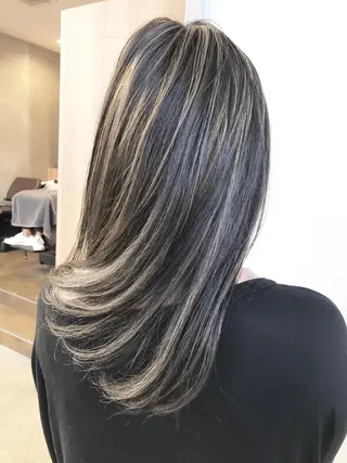 ミディアム カラー ヘアアレンジ 🌼圧倒的な口コミ数 BRAVE柏東口のヘアスタイル
