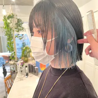 ミディアム カラー Memories 銀座のヘアスタイル