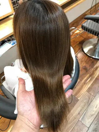 ロング パーマ 西村 和樹のヘアスタイル