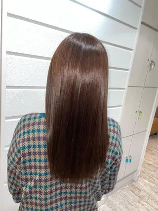 セミロング 西能 心音のヘアスタイル