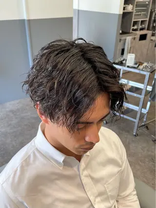 パーマ メンズ メンズ特化美容師 ⭐️ヤマモトのヘアスタイル