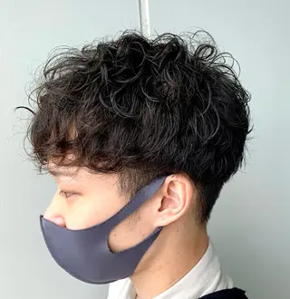 カラー パーマ メンズ 明治神宮前 NANAMIのヘアスタイル