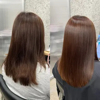 セミロング 髪質改善/浅沼 亮のヘアスタイル