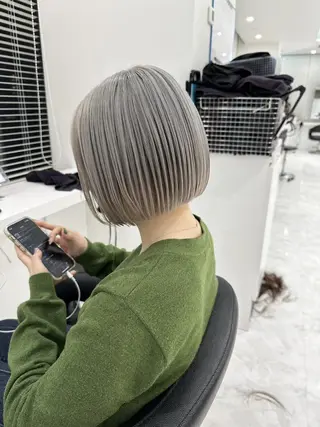 カラー 艶髪/韓国レイヤー 🤍Houtoのヘアスタイル