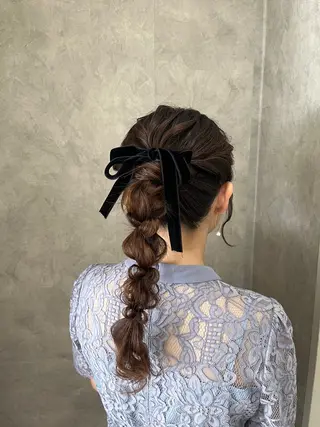 ヘアアレンジ 垢抜けヘアメイク🫧 JURI🪽のヘアスタイル