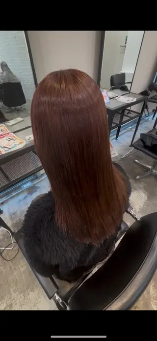 ミディアム カラー ダメージレス艶髪 🦋MISAKI🦋のヘアスタイル