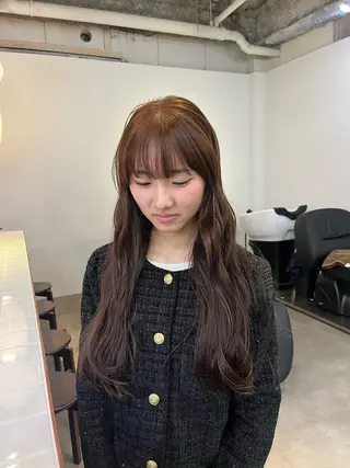 ロング カラー Sanaダブルカラー ✨️パルコ徒歩1分のヘアスタイル