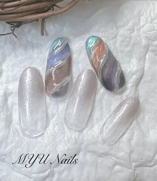 ネイル ニュアンスネイル🌈 MYU Nailsのネイルデザイン