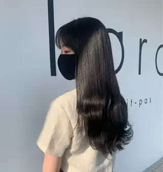 ロング ハイトーン職人💗 松本輝美のヘアスタイル