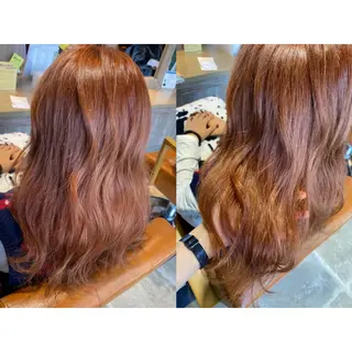 カラー 🐻結んで可愛い hair EMI🐻のヘアスタイル
