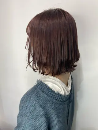 ミディアム カラー 髪質改善サロン🫧 戎谷栞菜のヘアスタイル