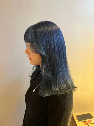 ミディアム カラー 🩷ハイトーン透明感 レイヤー🩷ユリカのヘアスタイル