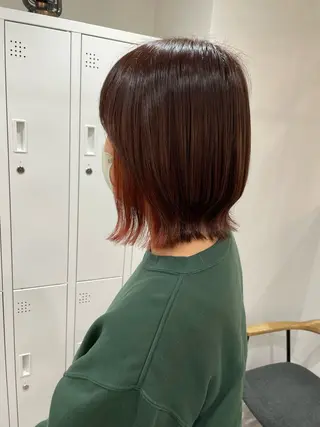 ミディアム カラー ☁️ natsuki☁️のヘアスタイル