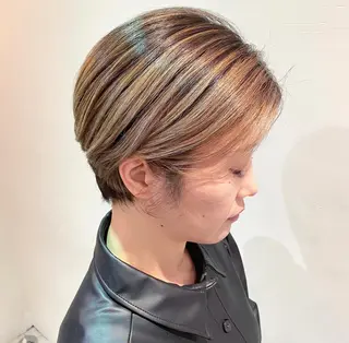 ショート カラー ヘアアレンジ 小林 佳祐のヘアスタイル