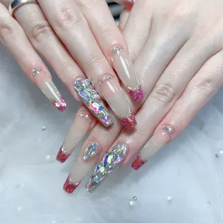 ネイル M🌷nail 長さだし専門店のネイルデザイン
