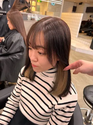 ミディアム カラー 💖札幌カラー 指名No.1💖玲奈のヘアスタイル