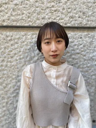 ショート カラー 貴方に似合うを見つけ ます🌱市川リョウカのヘアスタイル