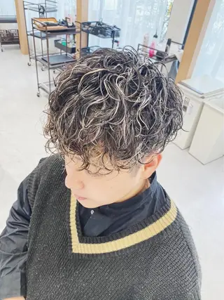 パーマ インナー/くびれ/ ショート/Chereのヘアスタイル