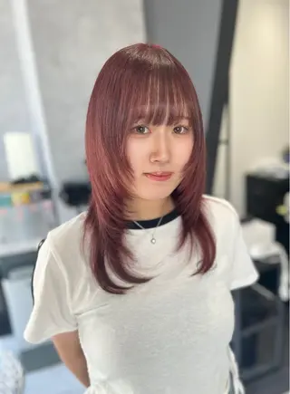 カラー SALOWIN栄 高須大貴のヘアスタイル