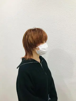 ミディアム カラー 石田 有矢のヘアスタイル