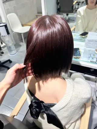 ショート カラー レイヤーカット⛓ hina🩶のヘアスタイル
