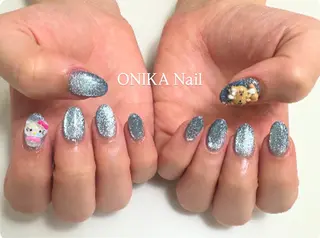 ミディアム Momoka 🦋のネイルデザイン