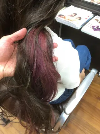 ロング カラー 東條 克義のヘアスタイル