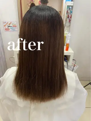 セミロング 【髪質改善カラー】 瀧田嵐士🇰🇷のヘアスタイル