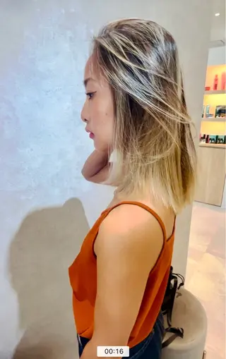 ミディアム 浜田 敦史のヘアスタイル