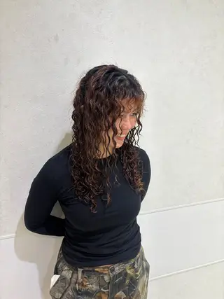 ロング パーマ カーリーパーマ/ パーマ/SAKURAのヘアスタイル