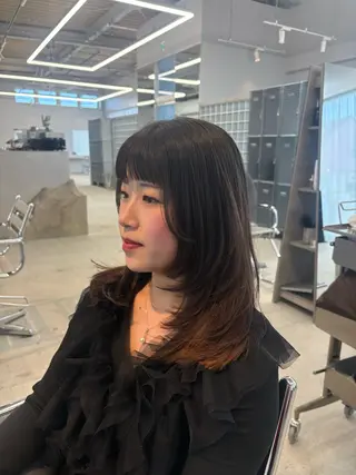 ロング 渡部 心柚のヘアスタイル
