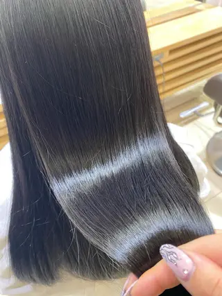 ロング カラー ヘアアレンジ TSUNA 🌙 Lim 五反田のマツエク・マツパデザイン